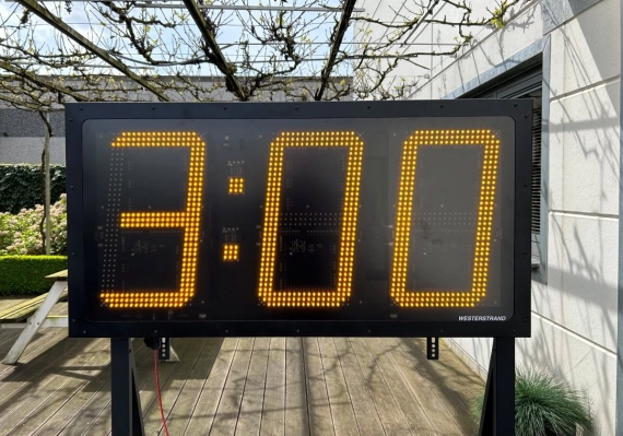 Chrono starter avec gestion des gyrophares pour la décompte des 3 minutes avant course