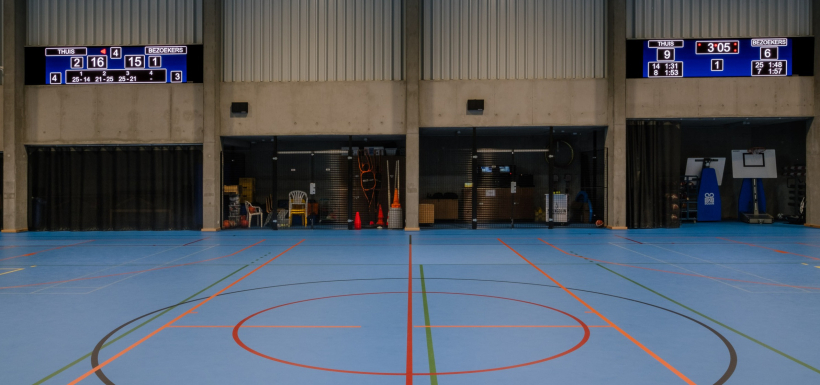 LED scherm voor sporthal