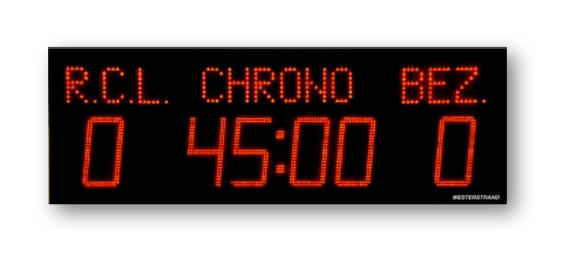 elektronisch voetbalscorebord 