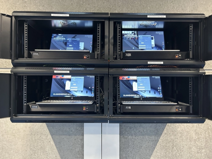 aansturing LED schermen voor basketbal, volleybal, handbal