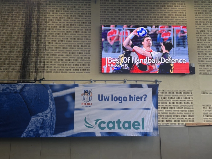 LED scherm en elektronisch scorebord voor handbal