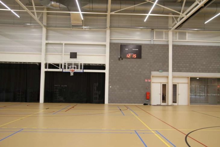 elektronisch scorebord voor basketbal
