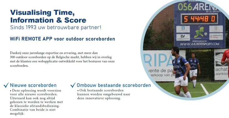 voetbalscorebord