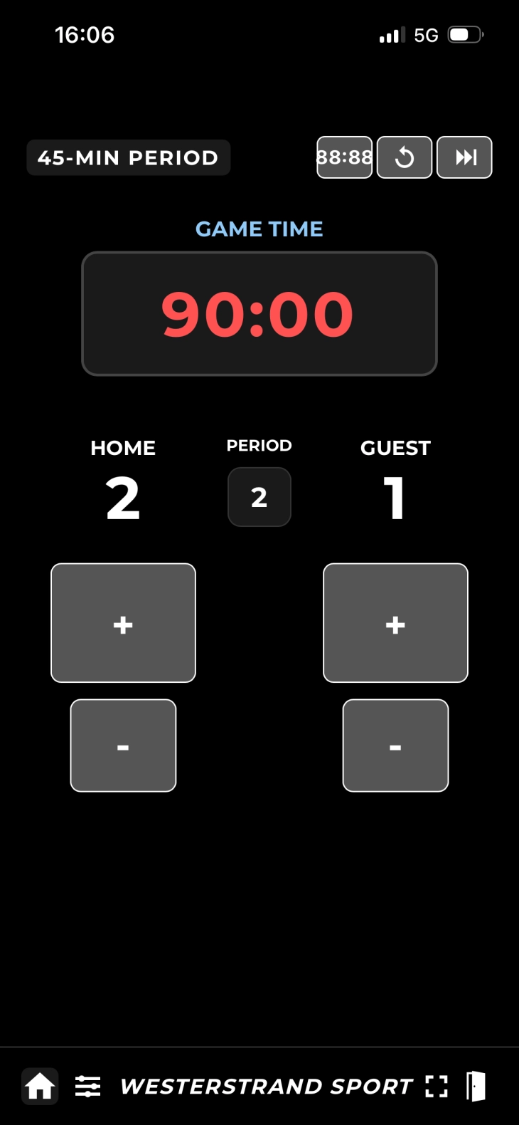 app voetbalscorebord
