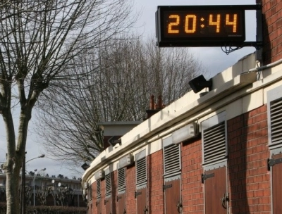 Décompteur pour les temps avant course hippodrome