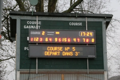 Tableaux résultats des courses hippiques trôt et galop