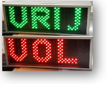 display voor aanduiding Vol Vrij status parking